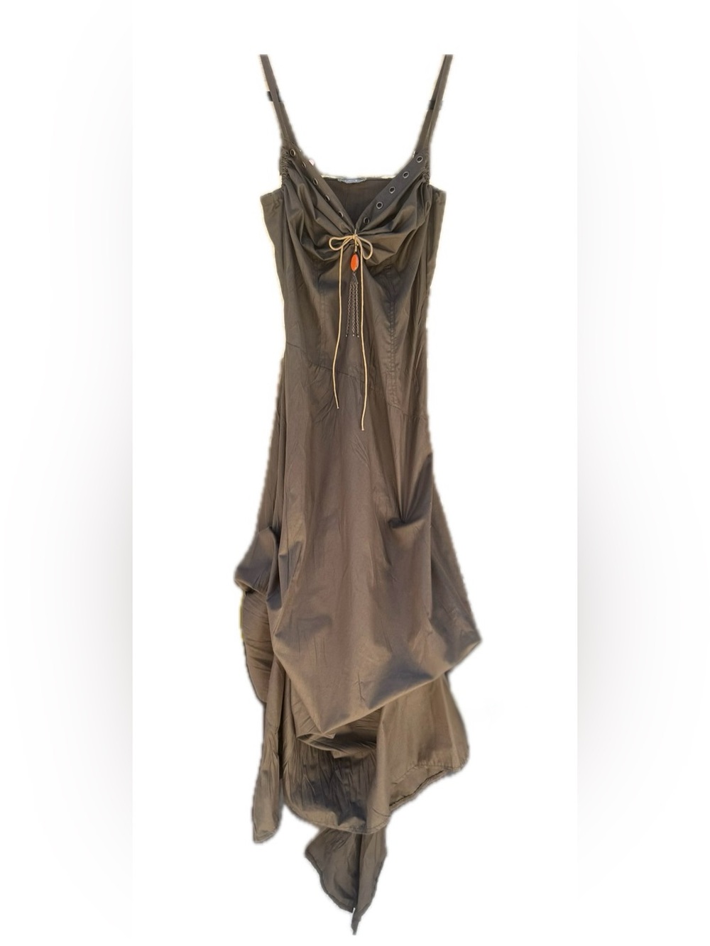 Vintage In Love by Carling Paris Grommet Ruched Dress Modèle Déposé Size T1